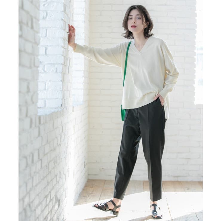 美脚ストレッチテーパードパンツ【洗濯機洗い可】 | OPAQUE.CLIP | 詳細画像15 