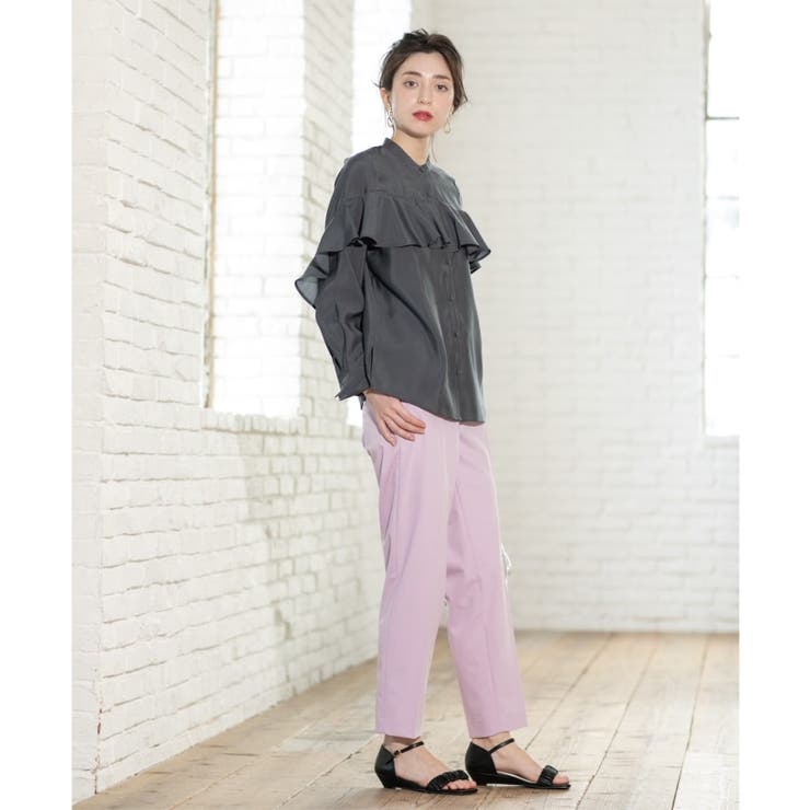 美脚ストレッチテーパードパンツ【洗濯機洗い可】 | OPAQUE.CLIP | 詳細画像17 