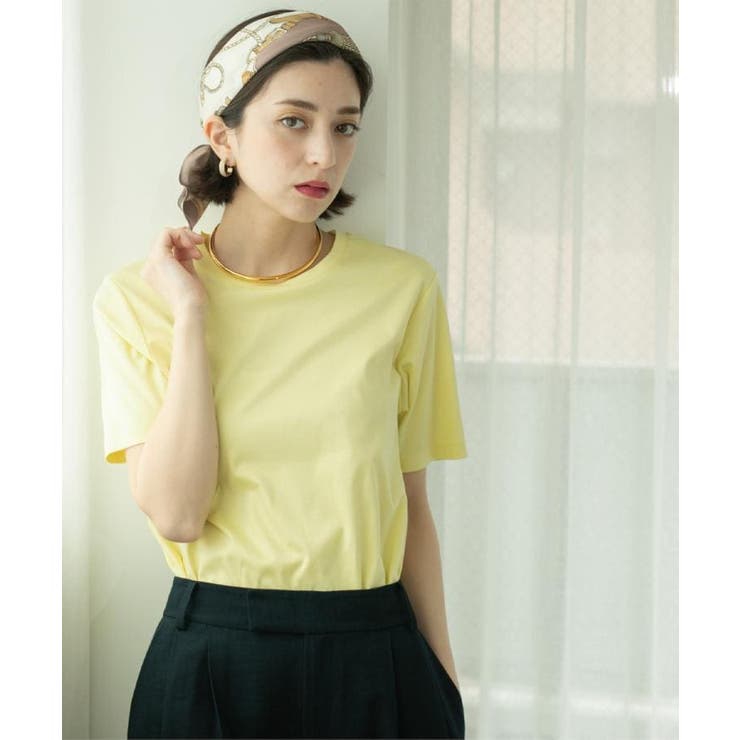 《5色展開 SS LLサイズ》ベーシッククルーネックTシャツ【接触冷感 | OPAQUE.CLIP | 詳細画像34 