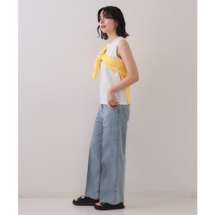 《5色展開》ベーシックノースリーブトップス【接触冷感/洗濯機洗い可】 | OPAQUE.CLIP | 詳細画像10 