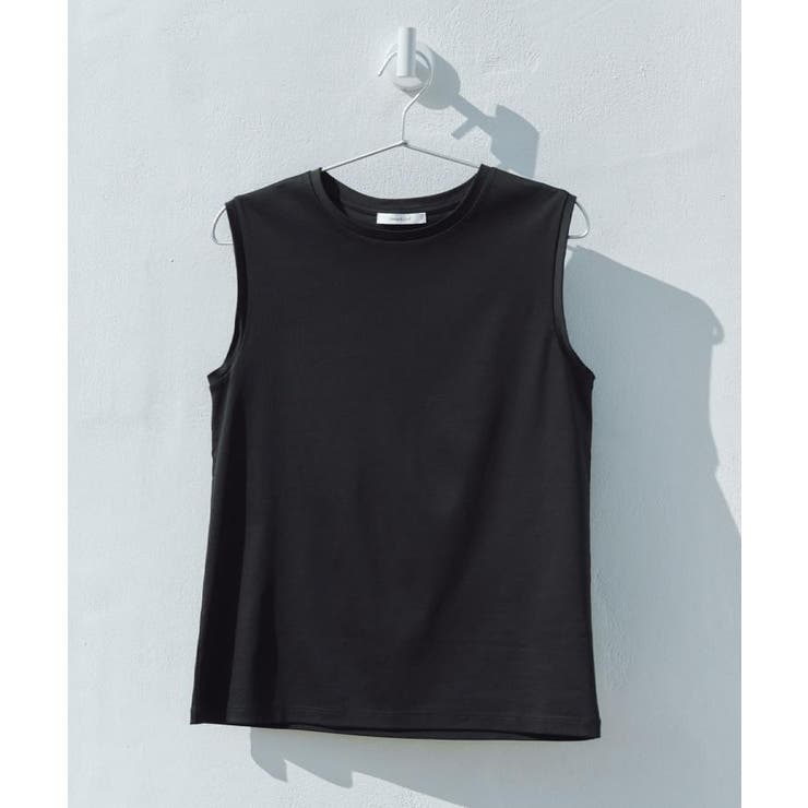 《5色展開》ベーシックノースリーブトップス【接触冷感/洗濯機洗い可】 | OPAQUE.CLIP | 詳細画像7 