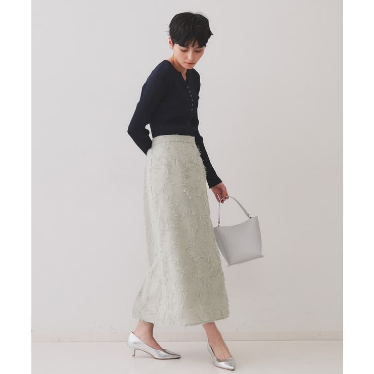 フリンジジャーカードナロースカート【洗える】 | OPAQUE.CLIP | 詳細画像7 