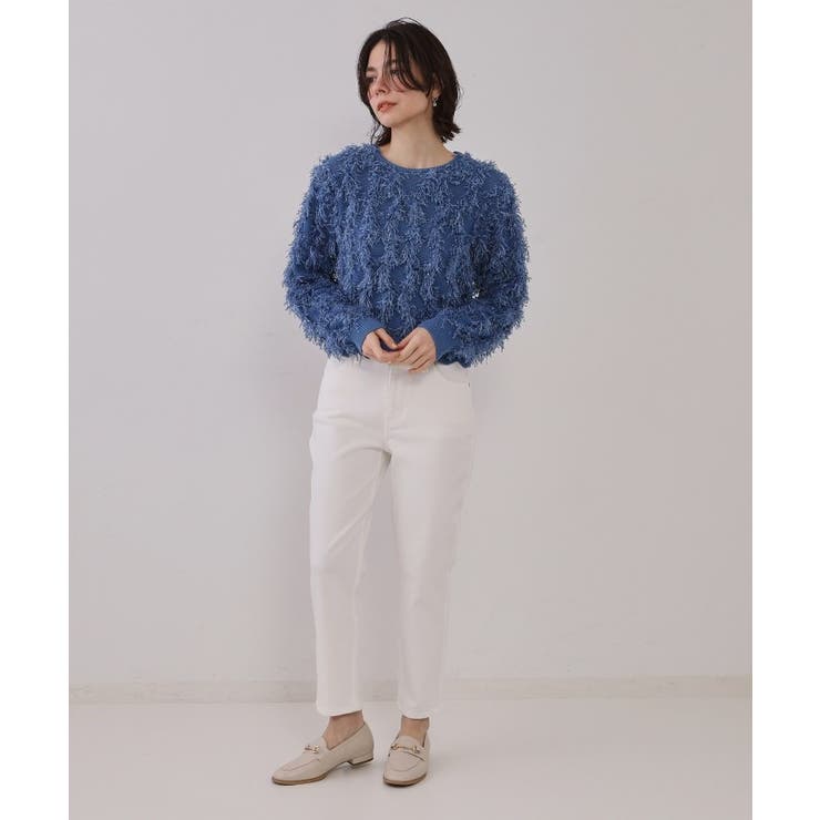 フリンジスパンコールニット【洗える】 | OPAQUE.CLIP | 詳細画像12 