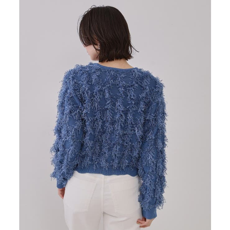 フリンジスパンコールニット【洗える】 | OPAQUE.CLIP | 詳細画像17 