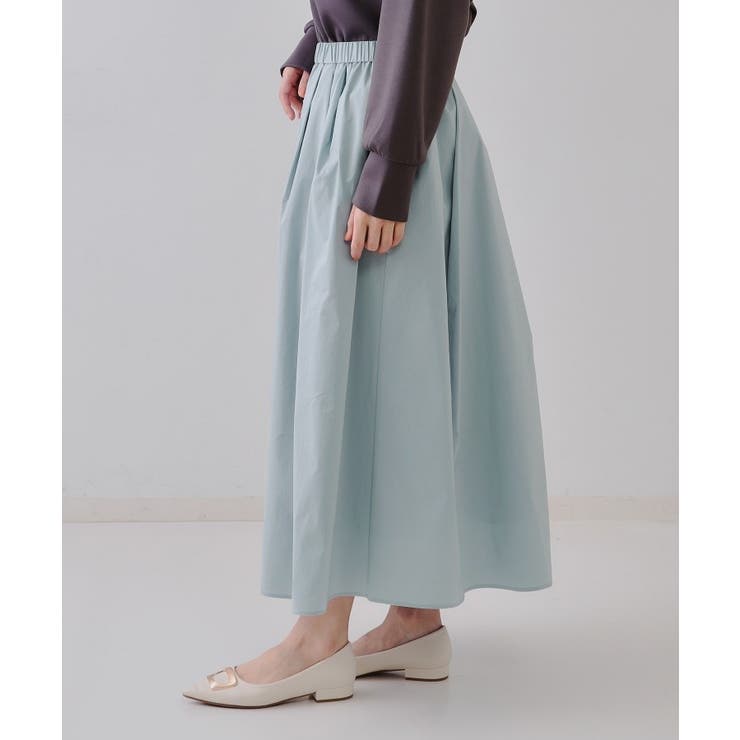 イージータックギャザースカート【洗濯機洗い可】 | OPAQUE.CLIP | 詳細画像10 