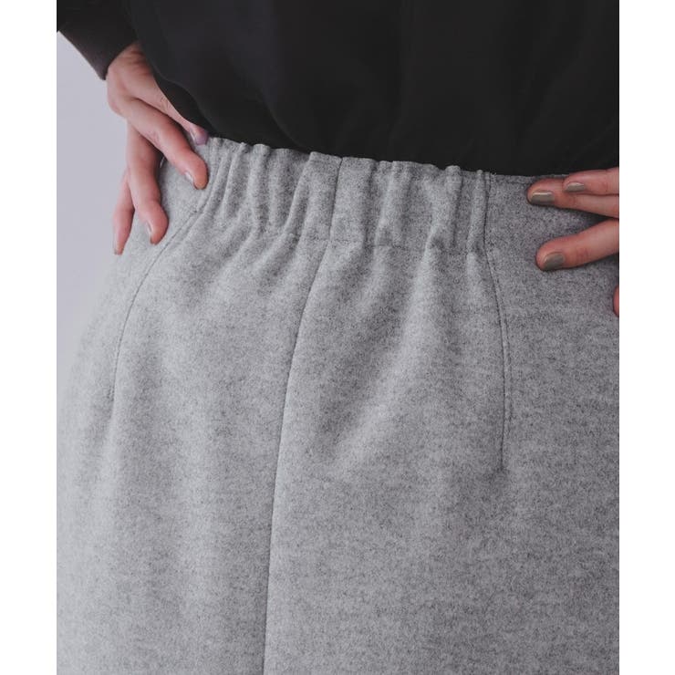 ウールライクストレッチタイトスカート【洗濯機洗い可】[品番