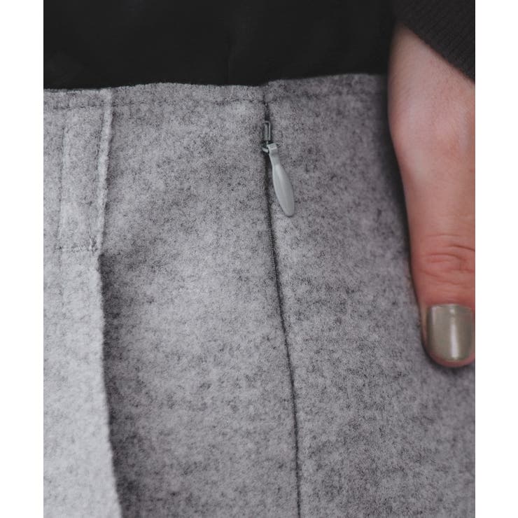 ウールライクストレッチタイトスカート【洗濯機洗い可】[品番