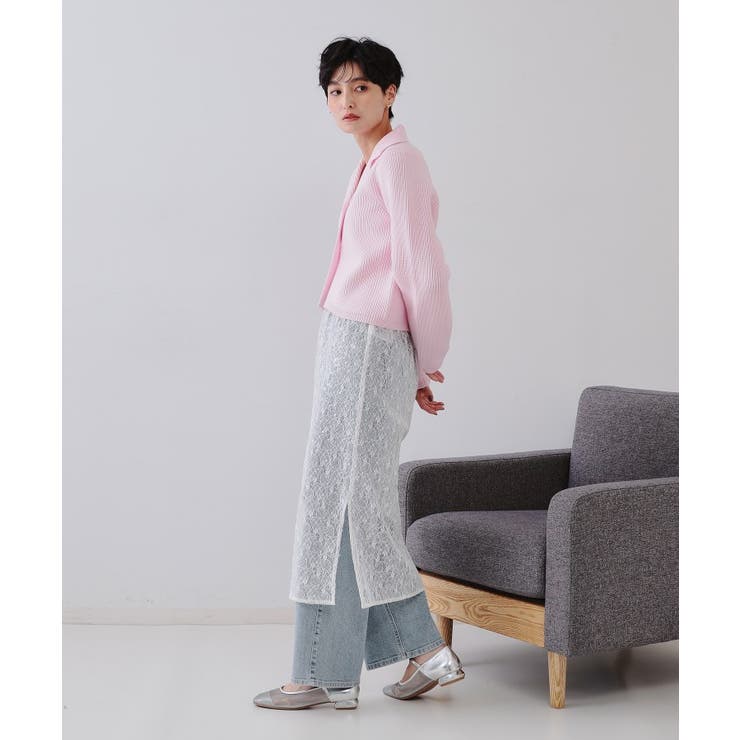 ショートニットカーディガン【洗濯機洗い可/抗ピル】 | OPAQUE.CLIP | 詳細画像11 