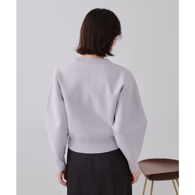 ラメボリュームスリーブニット【洗濯機洗い可】 | OPAQUE.CLIP | 詳細画像15 