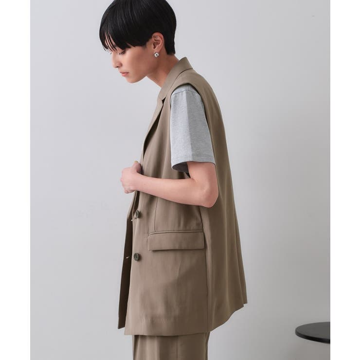 《美人百花掲載》テーラードジレ/セットアップ対応【洗える】 | OPAQUE.CLIP | 詳細画像7 