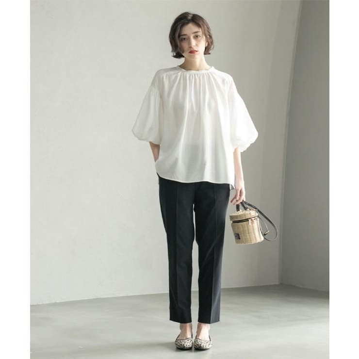 ハイストレッチイージースティックパンツ【洗濯機洗い可】 | OPAQUE.CLIP | 詳細画像10 