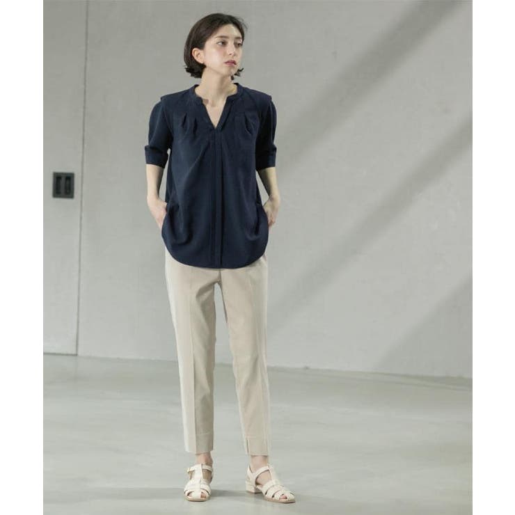 ハイストレッチイージースティックパンツ【洗濯機洗い可】 | OPAQUE.CLIP | 詳細画像15 