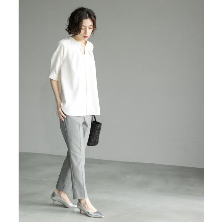 ハイストレッチイージースティックパンツ【洗濯機洗い可】 | OPAQUE.CLIP | 詳細画像22 