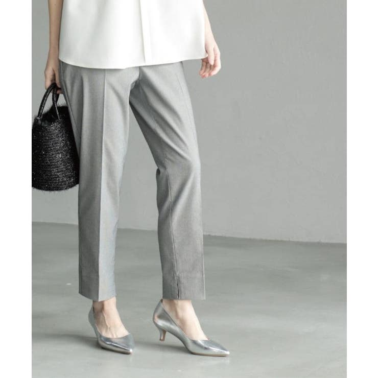 ブラック(219) | ハイストレッチイージースティックパンツ【洗濯機洗い可】 | OPAQUE.CLIP