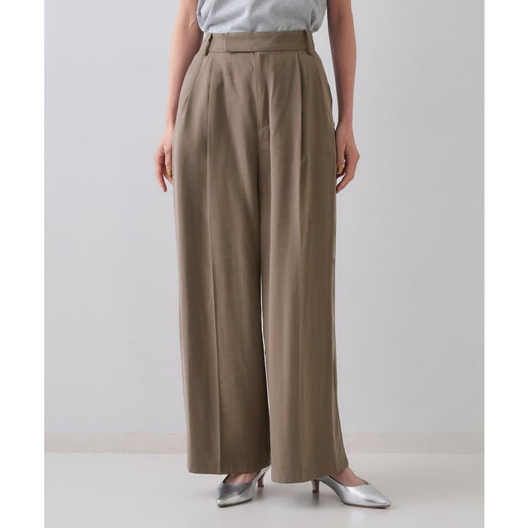 タックワイドパンツ/セットアップ対応【洗濯機洗い可】 | OPAQUE.CLIP | 詳細画像13 