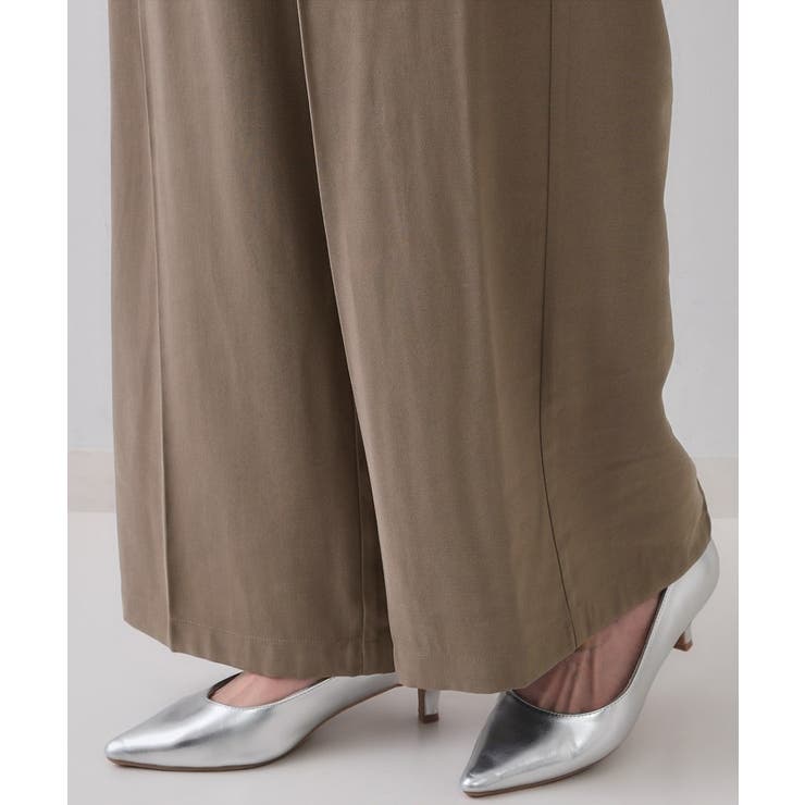 タックワイドパンツ/セットアップ対応【洗濯機洗い可】 | OPAQUE.CLIP | 詳細画像18 