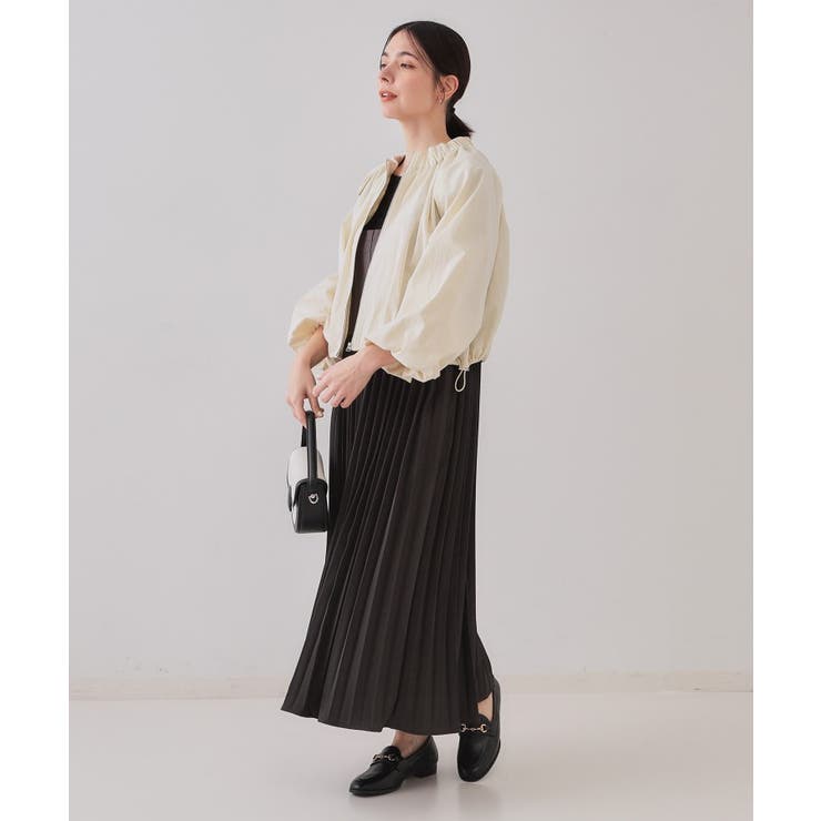 バルーンスリーブZIPブルゾン【洗濯洗い可】 | OPAQUE.CLIP | 詳細画像5 