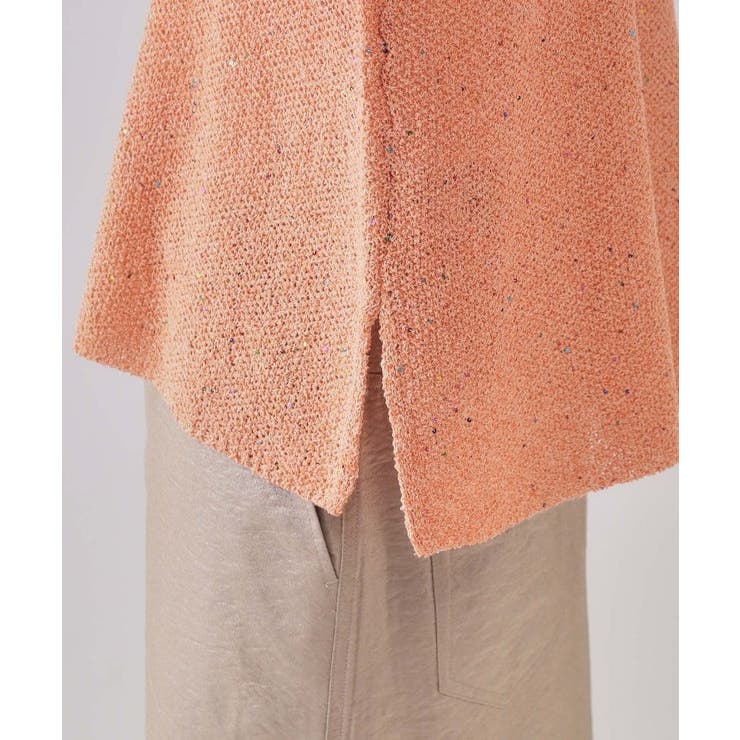 スパンコールボートネックニット【洗濯機洗い可】 | OPAQUE.CLIP | 詳細画像18 