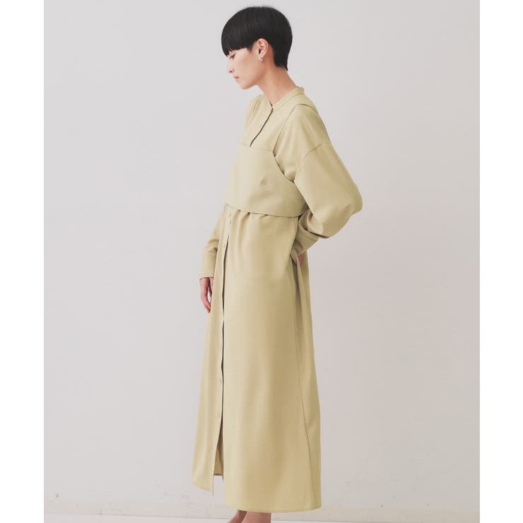 《andGIRL掲載》ビスチェセットシャツワンピース【洗濯機洗い可】 | OPAQUE.CLIP | 詳細画像7 