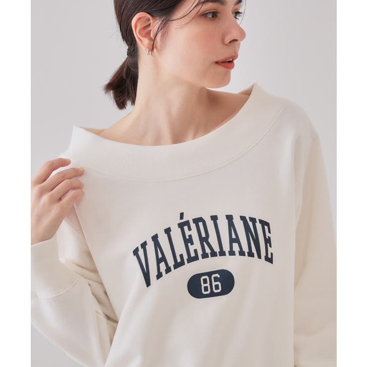 カレッジロゴスウェット【洗濯機洗い可】 | OPAQUE.CLIP | 詳細画像1 