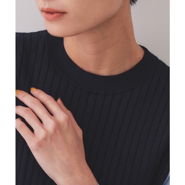 フハクスリーブドッキングニットワンピース【洗濯機洗い可/抗ピル】 | OPAQUE.CLIP | 詳細画像16 