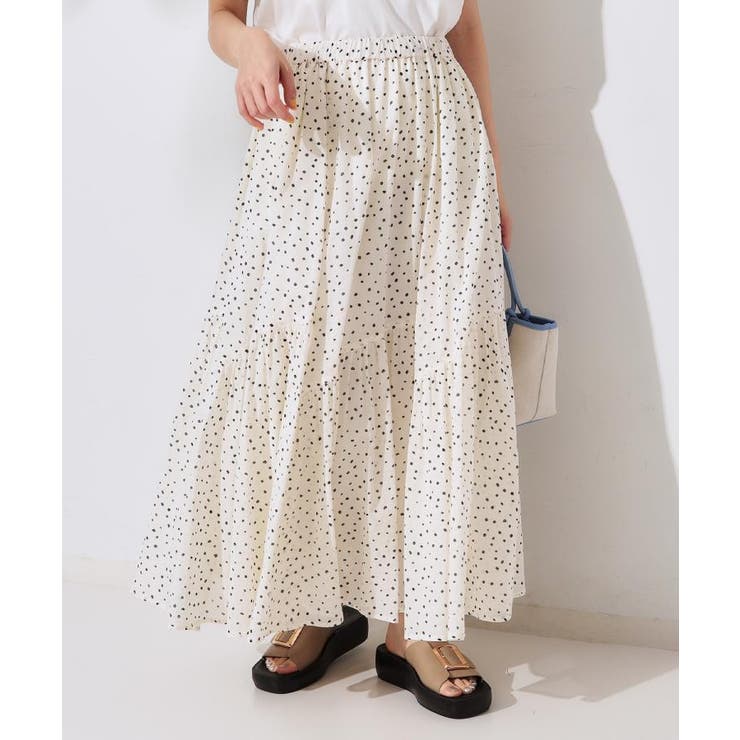 ギャザーフレアスカート/オーガニックコットン混【洗濯機洗い可】 | OPAQUE.CLIP | 詳細画像40 