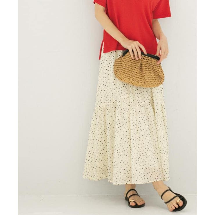 ギャザーフレアスカート/オーガニックコットン混【洗濯機洗い可】 | OPAQUE.CLIP | 詳細画像20 