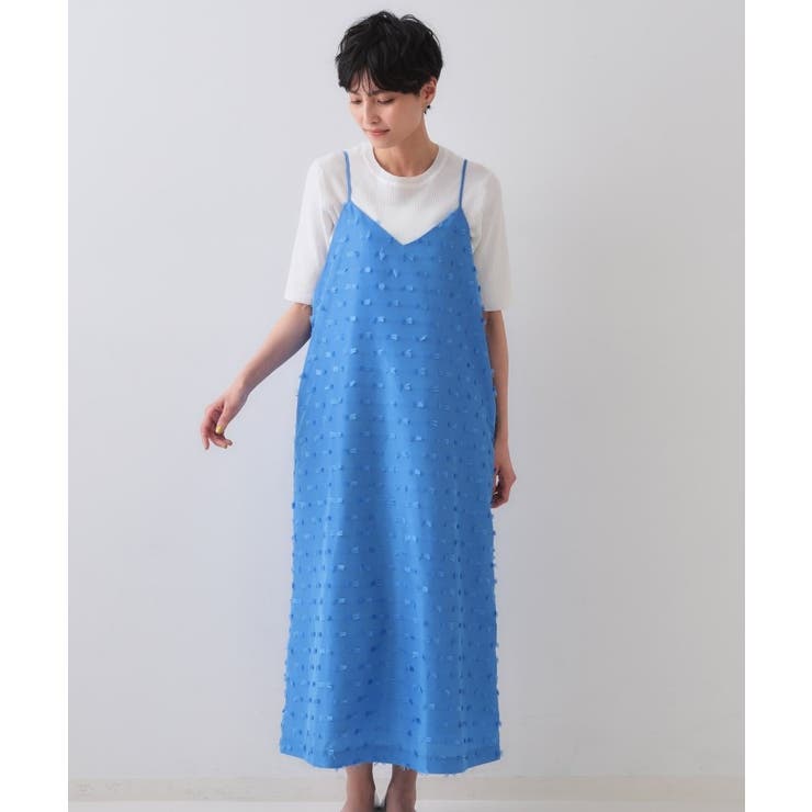 リボンジャカードキャミワンピース【洗濯機洗い可】 | OPAQUE.CLIP | 詳細画像9 