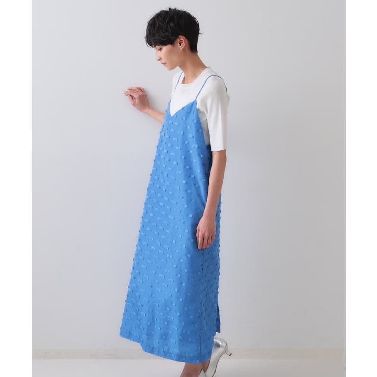 リボンジャカードキャミワンピース【洗濯機洗い可】 | OPAQUE.CLIP | 詳細画像10 