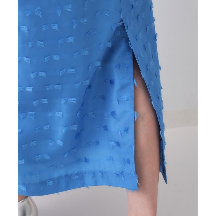 リボンジャカードキャミワンピース【洗濯機洗い可】 | OPAQUE.CLIP | 詳細画像17 