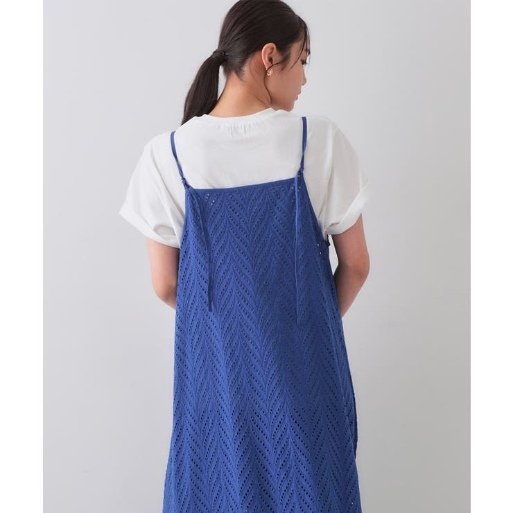 インドコットンアイレット刺繍キャミワンピース【洗える】 | OPAQUE.CLIP | 詳細画像6 