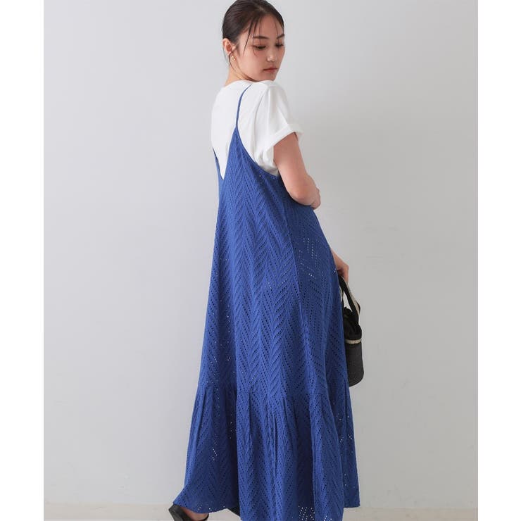 インドコットンアイレット刺繍キャミワンピース【洗える】 | OPAQUE.CLIP | 詳細画像7 