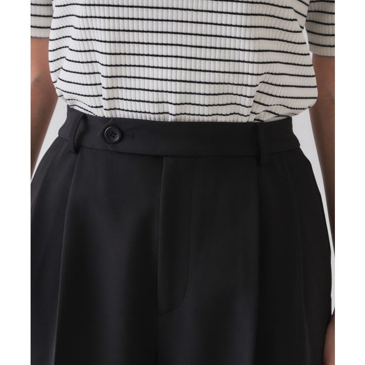 ストレッチタックワイドパンツ【洗濯機洗い可】 | OPAQUE.CLIP | 詳細画像14 