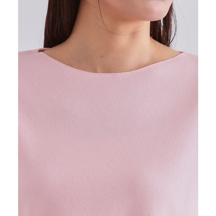 《6色展開》シアーボーダーフレアスリーブニット【洗濯機洗い可】 | OPAQUE.CLIP | 詳細画像65