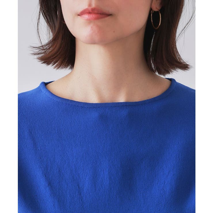 ランタンスリーブペプラムデザインニット【洗濯機洗い可/抗ピル】 | OPAQUE.CLIP | 詳細画像16 