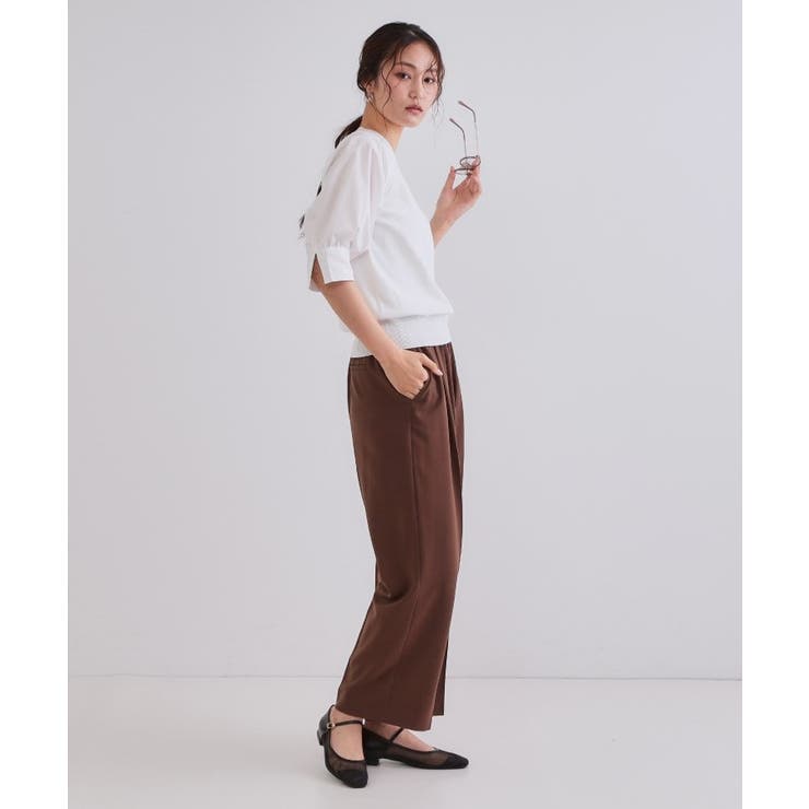 フハクスリーブドッキングニット【洗濯機洗い可】 | OPAQUE.CLIP | 詳細画像29