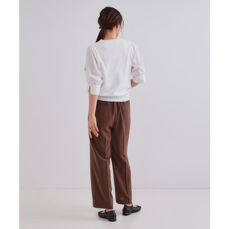 フハクスリーブドッキングニット【洗濯機洗い可】 | OPAQUE.CLIP | 詳細画像30