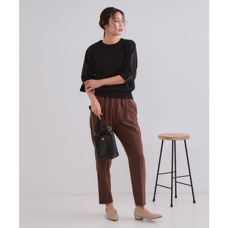 フハクスリーブドッキングニット【洗濯機洗い可】 | OPAQUE.CLIP | 詳細画像34