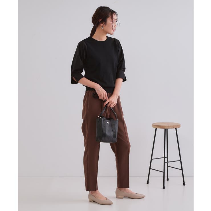 フハクスリーブドッキングニット【洗濯機洗い可】 | OPAQUE.CLIP | 詳細画像35