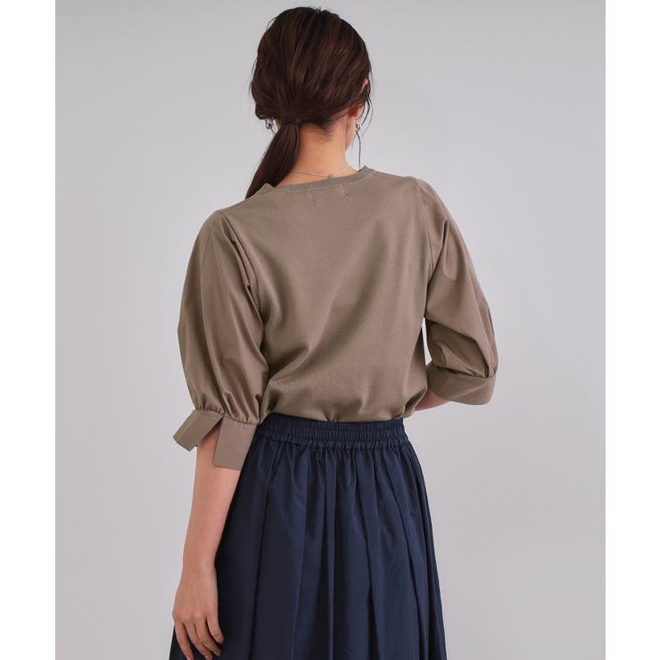 フハクスリーブドッキングニット【洗濯機洗い可】 | OPAQUE.CLIP | 詳細画像48