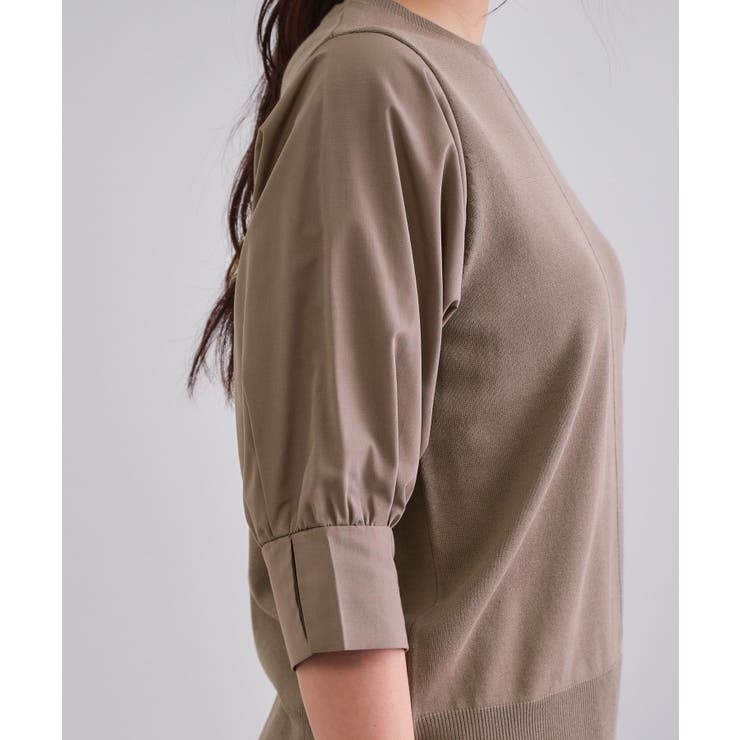 フハクスリーブドッキングニット【洗濯機洗い可】 | OPAQUE.CLIP | 詳細画像50