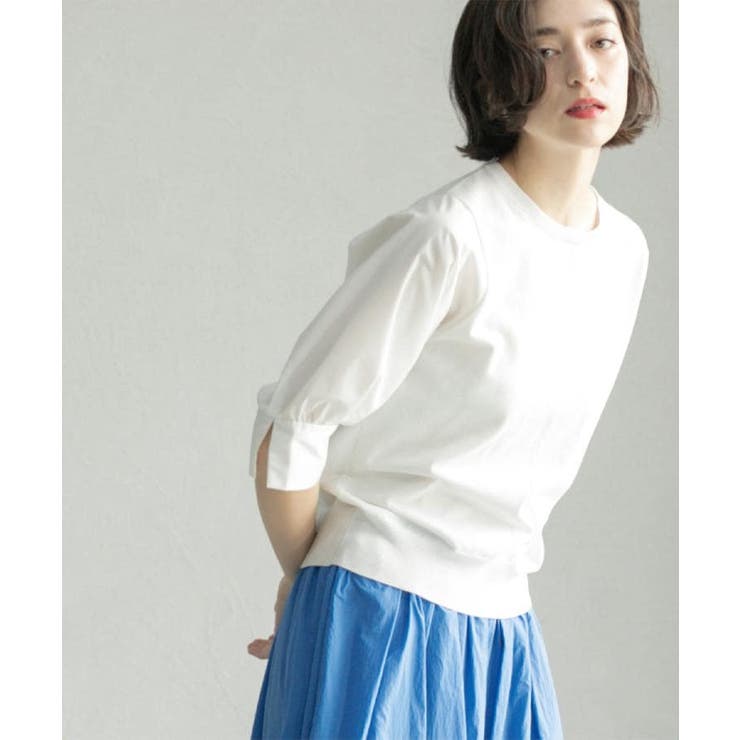 フハクスリーブドッキングニット【洗濯機洗い可】 | OPAQUE.CLIP | 詳細画像4