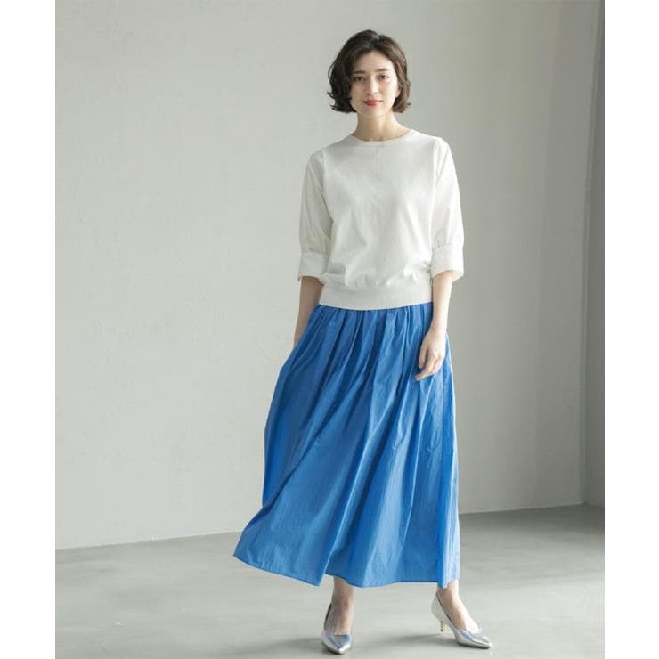 フハクスリーブドッキングニット【洗濯機洗い可】 | OPAQUE.CLIP | 詳細画像6