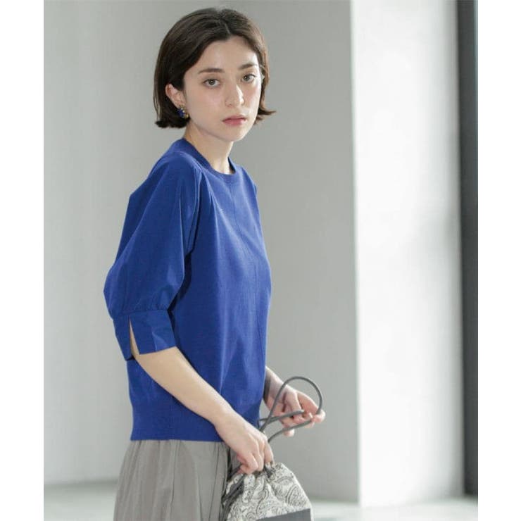 フハクスリーブドッキングニット【洗濯機洗い可】 | OPAQUE.CLIP | 詳細画像21