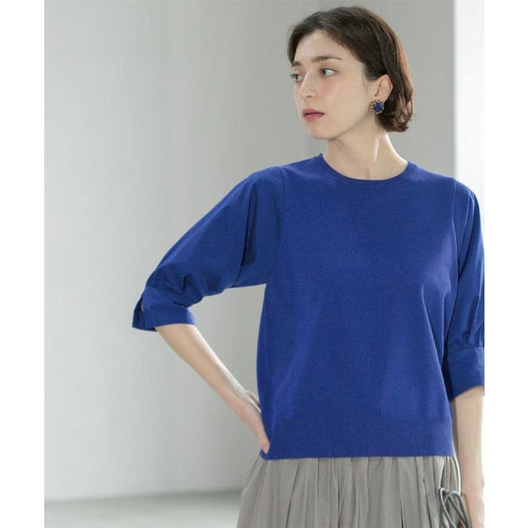 フハクスリーブドッキングニット【洗濯機洗い可】 | OPAQUE.CLIP | 詳細画像23