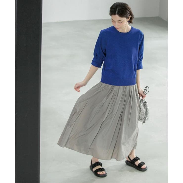 フハクスリーブドッキングニット【洗濯機洗い可】 | OPAQUE.CLIP | 詳細画像25