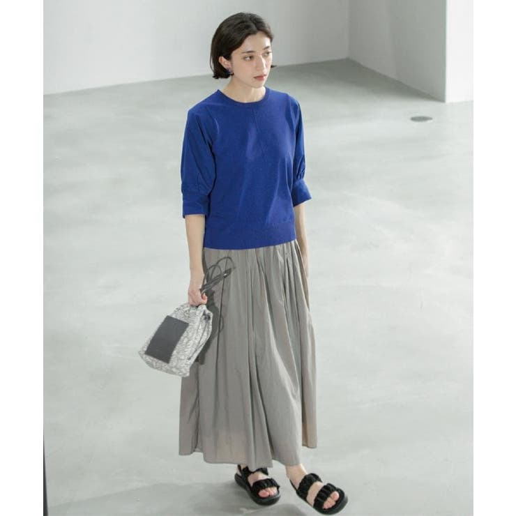 フハクスリーブドッキングニット【洗濯機洗い可】 | OPAQUE.CLIP | 詳細画像26