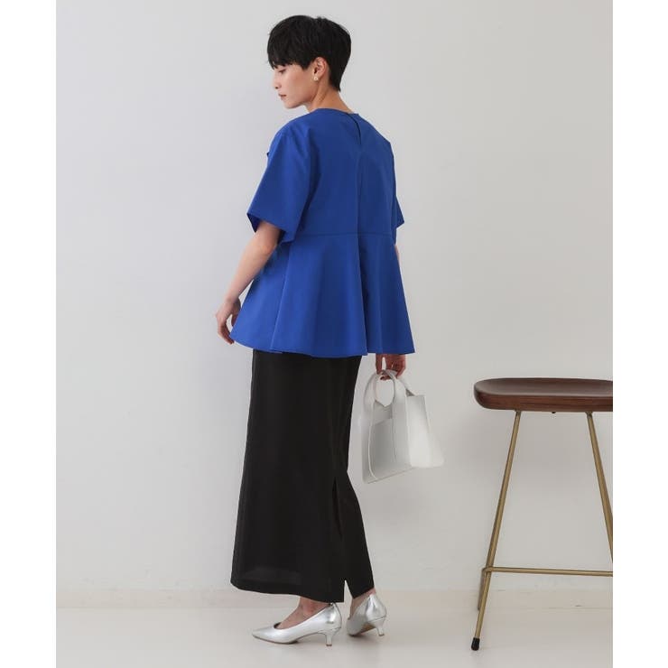 フリルデザインペプラムブラウス【洗濯機洗い可】 | OPAQUE.CLIP | 詳細画像11 