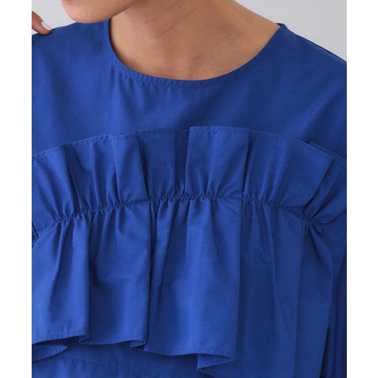 フリルデザインペプラムブラウス【洗濯機洗い可】 | OPAQUE.CLIP | 詳細画像16 