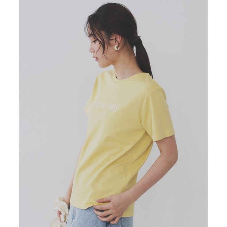 刺繍＆スパンコールロゴTシャツ【洗濯機洗い可】 | OPAQUE.CLIP | 詳細画像36 